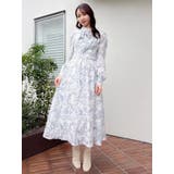 ヘアリーフラワーシフォンワンピース | dazzlin | 詳細画像8 