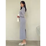 バイカラーニットワンピース | dazzlin | 詳細画像29 