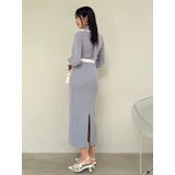 バイカラーニットワンピース | dazzlin | 詳細画像30 