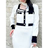 バイカラーニットワンピース | dazzlin | 詳細画像6 