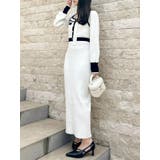 バイカラーニットワンピース | dazzlin | 詳細画像9 