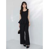 ショルダーリボンペプラムオールイン | dazzlin | 詳細画像2 