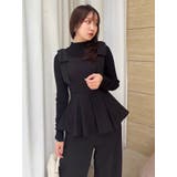 ショルダーリボンペプラムオールイン | dazzlin | 詳細画像21 