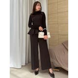 ショルダーリボンペプラムオールイン | dazzlin | 詳細画像22 