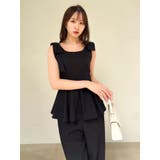 ショルダーリボンペプラムオールイン | dazzlin | 詳細画像24 