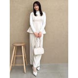 ショルダーリボンペプラムオールイン | dazzlin | 詳細画像28 