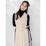 【新色あり】サイドプリーツテーラーワンピース | dazzlin | 詳細画像11 