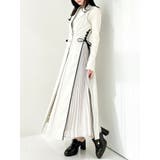 【新色あり】サイドプリーツテーラーワンピース | dazzlin | 詳細画像19 