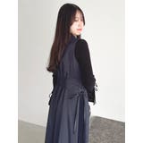 【新色あり】サイドプリーツテーラーワンピース | dazzlin | 詳細画像26 