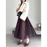 【新色あり】サイドプリーツテーラーワンピース | dazzlin | 詳細画像34 