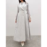 【新色あり】サイドプリーツテーラーワンピース | dazzlin | 詳細画像35 