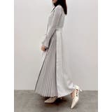 【新色あり】サイドプリーツテーラーワンピース | dazzlin | 詳細画像37 