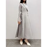 【新色あり】サイドプリーツテーラーワンピース | dazzlin | 詳細画像38 