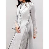 【新色あり】サイドプリーツテーラーワンピース | dazzlin | 詳細画像40 