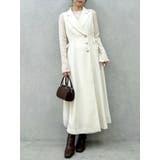 【新色あり】サイドプリーツテーラーワンピース | dazzlin | 詳細画像44 