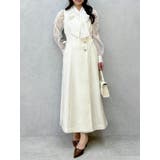 【新色あり】サイドプリーツテーラーワンピース | dazzlin | 詳細画像49 