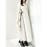 【新色あり】サイドプリーツテーラーワンピース | dazzlin | 詳細画像8 