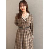 【POLO BCSコラボ】テーラーカラーフレアワンピース | dazzlin | 詳細画像10 