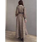 【POLO BCSコラボ】テーラーカラーフレアワンピース | dazzlin | 詳細画像15 