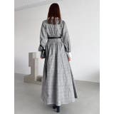 【POLO BCSコラボ】テーラーカラーフレアワンピース | dazzlin | 詳細画像22 