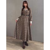 【POLO BCSコラボ】テーラーカラーフレアワンピース | dazzlin | 詳細画像25 