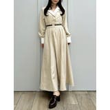 【POLO BCSコラボ】テーラーカラーフレアワンピース | dazzlin | 詳細画像5 