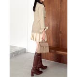 シャツレイヤードニットミニワンピース ※BEIGE WEB限定カラー | dazzlin | 詳細画像22 