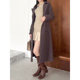 シャツレイヤードニットミニワンピース ※BEIGE WEB限定カラー | dazzlin | 詳細画像24 