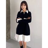 シャツレイヤードニットミニワンピース ※BEIGE WEB限定カラー | dazzlin | 詳細画像27 