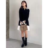 シャツレイヤードニットミニワンピース ※BEIGE WEB限定カラー | dazzlin | 詳細画像29 