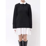 シャツレイヤードニットミニワンピース ※BEIGE WEB限定カラー | dazzlin | 詳細画像30 