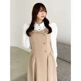 【久間田琳加コラボ】シャツベアドッキングワンピース | dazzlin | 詳細画像31 