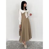 スカーフリボンフレアワンピース | dazzlin | 詳細画像10 