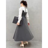 スカーフリボンフレアワンピース | dazzlin | 詳細画像18 