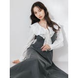 スカーフリボンフレアワンピース | dazzlin | 詳細画像2 