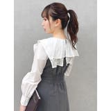 スカーフリボンフレアワンピース | dazzlin | 詳細画像20 