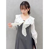 スカーフリボンフレアワンピース | dazzlin | 詳細画像22 