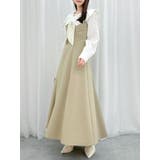 スカーフリボンフレアワンピース | dazzlin | 詳細画像28 