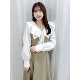 スカーフリボンフレアワンピース | dazzlin | 詳細画像29 