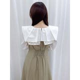 スカーフリボンフレアワンピース | dazzlin | 詳細画像31 