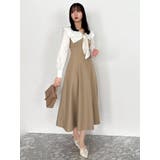 スカーフリボンフレアワンピース | dazzlin | 詳細画像8 