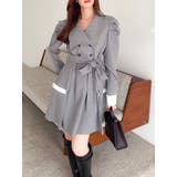 ビッグカラートレンチミニワンピース | dazzlin | 詳細画像1 