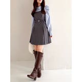 【追加生産分】長袖レイヤードシャツミニワンピース | dazzlin | 詳細画像18