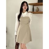 【追加生産分】長袖レイヤードシャツミニワンピース | dazzlin | 詳細画像20