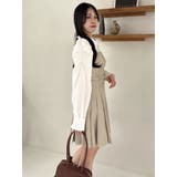 【追加生産分】長袖レイヤードシャツミニワンピース | dazzlin | 詳細画像21