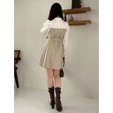 【追加生産分】長袖レイヤードシャツミニワンピース | dazzlin | 詳細画像26