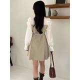 【追加生産分】長袖レイヤードシャツミニワンピース | dazzlin | 詳細画像27