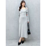 【WEB限定】ワンショルリボンニットワンピース | dazzlin | 詳細画像11 