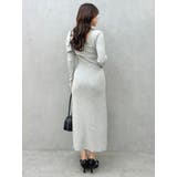 【WEB限定】ワンショルリボンニットワンピース | dazzlin | 詳細画像14 