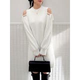 【WEB限定】オープンショルダーミニワンピース | dazzlin | 詳細画像10 